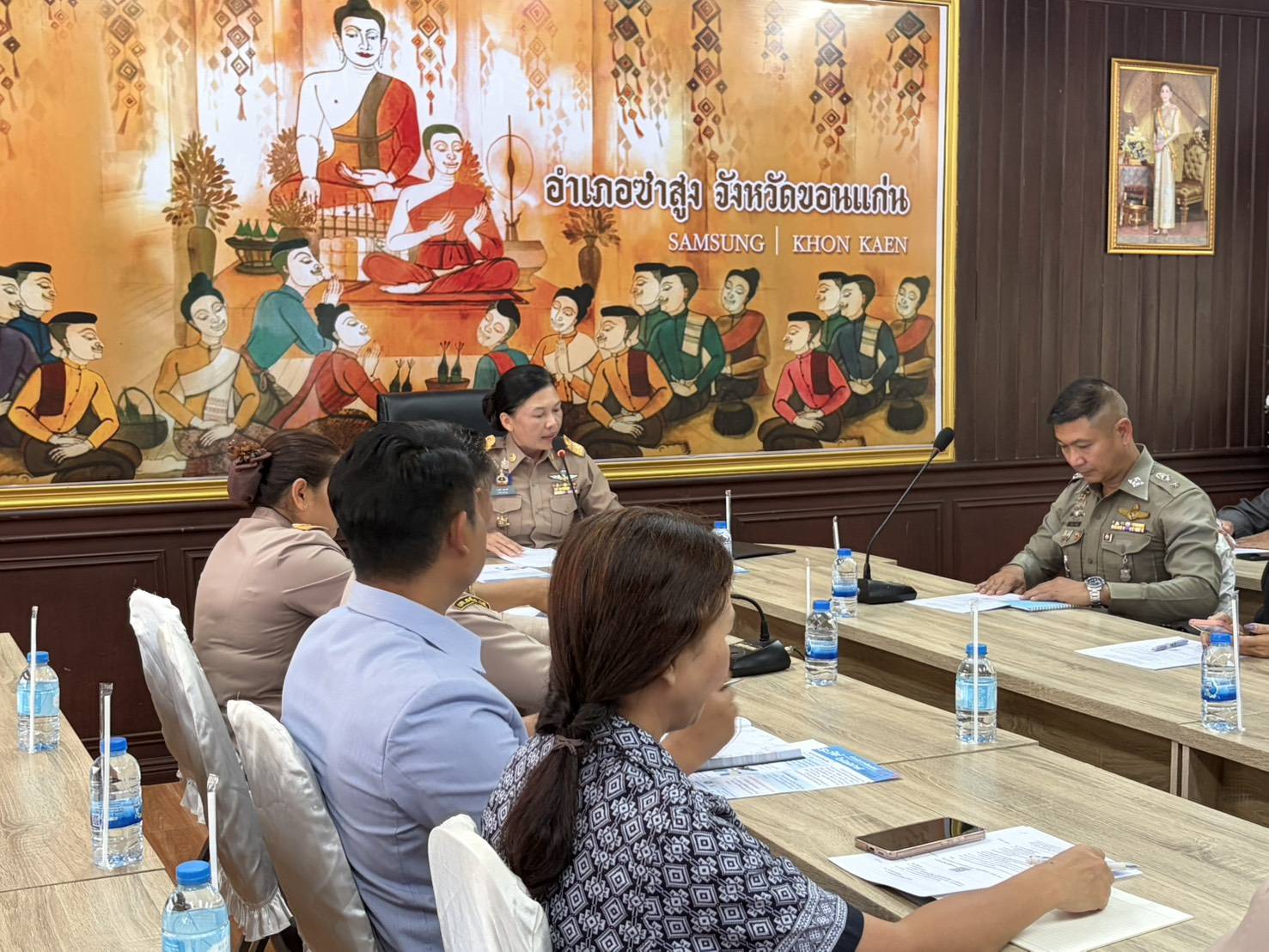 📸✡️พช.ซำสูง : ร่วมประชุมหัวหน้าส่วนราชการ ประจำเดือนกุมภาพันธ์ 2569