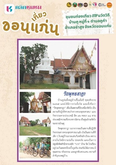 📸✡️พช.ซำสูง : แนะนำชุมชนท่องเที่ยว OTOP นวัติวิถีบ้านคู หมู่ที่1  ตำบลคูคำ อำเภอซำสูง