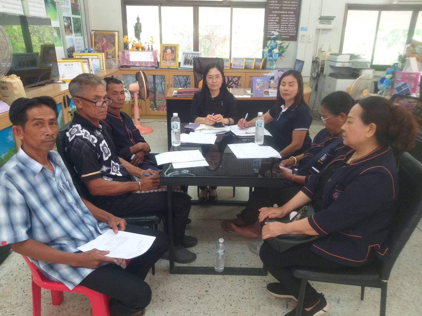 📸✡️พช.ซำสูง : ประชุมผู้นำอาสาพัฒนาชุมชน (ผู้นำ อช.) ไตรมาสที่ 2/2569