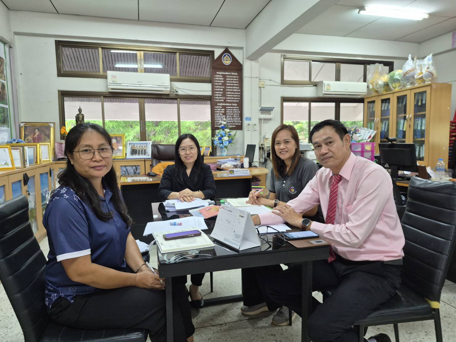 🦇พช. ซำสูง:ประชุมเจ้าหน้าที่พัฒนาชุมชนประจำเดือนพฤษภาคม 2569