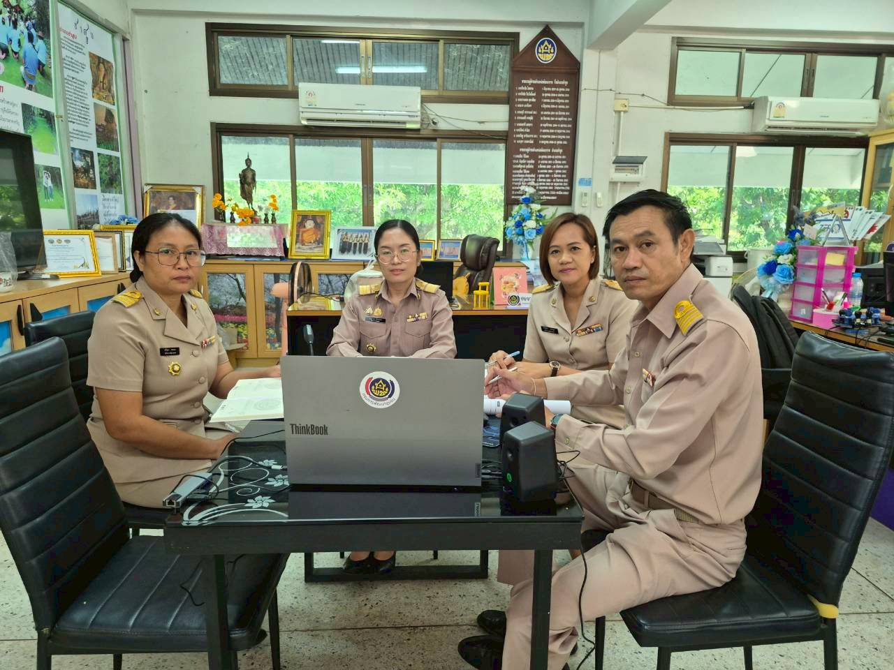 🦇พช. ซำสูง:ร่วมประชุมถ่ายทอดตัวชี้วัดและค่าเป้าหมายการประเมินผลการปฏิบัติราชการของข้าราชการในสังกัดสำนักงานพัฒนาชุมชนจังหวัดขอนแก่น รอบการประเมินที่ 2 ปีงบประมาณ พ.ศ. 2569 ผ่านระบบ Webex meeting