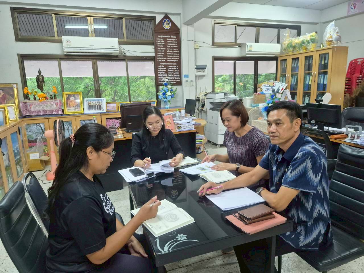 🌱พช.ซำสูง :ประชุมเจ้าหน้าที่พัฒนาชุมชนประจำเดือนมิถุนายน 2569