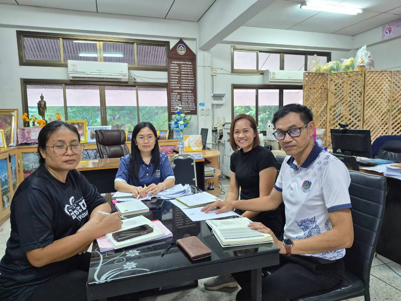 🌱พช. ซำสูง:ประชุมเจ้าหน้าที่พัฒนาชุมชนประจำเดือน กันยายน 2569