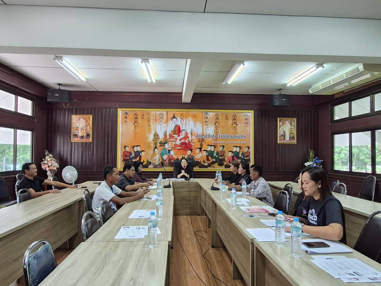 🌱พช.ซำสูง : จัดประชุมคัดเลือกคณะกรรมการชมรมผู้นำอาสาพัฒนาชุมชน (ผู้นำ อช.) ระดับอำเภอ